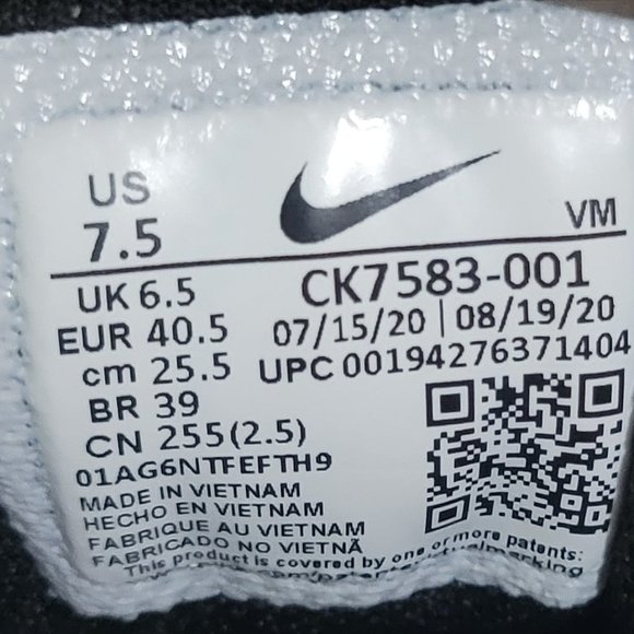 Black Nike Air VG-R size 7.5